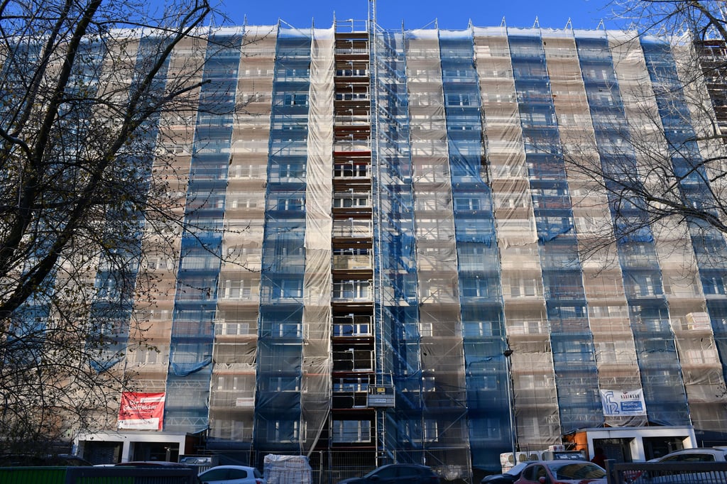 Die Magdeburger Wohnungsbaugenossenschaft "Die Stadtfelder" saniert einen weiteren Zehngeschosser.