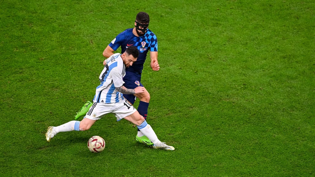 Traumsolo von Lionel Messi (v.) gegen RB-Profi Gvardiol