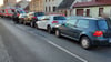 Gleich vier Autos wurden bei der Karambolage in Stendal zusammengeschoben. Foto: