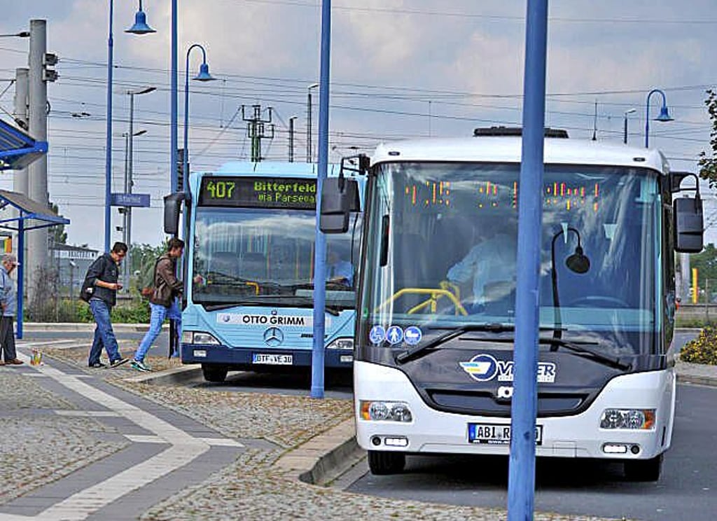 Wegen Krankheit müssen Busfahrten auch von und zum Bahnhof Bitterfeld ausfallen.