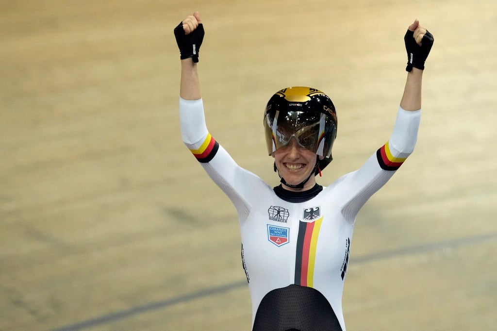 Bahnrad-Weltmeisterin Franziska Brauße trägt beim Omnium die Favoritenbürde.