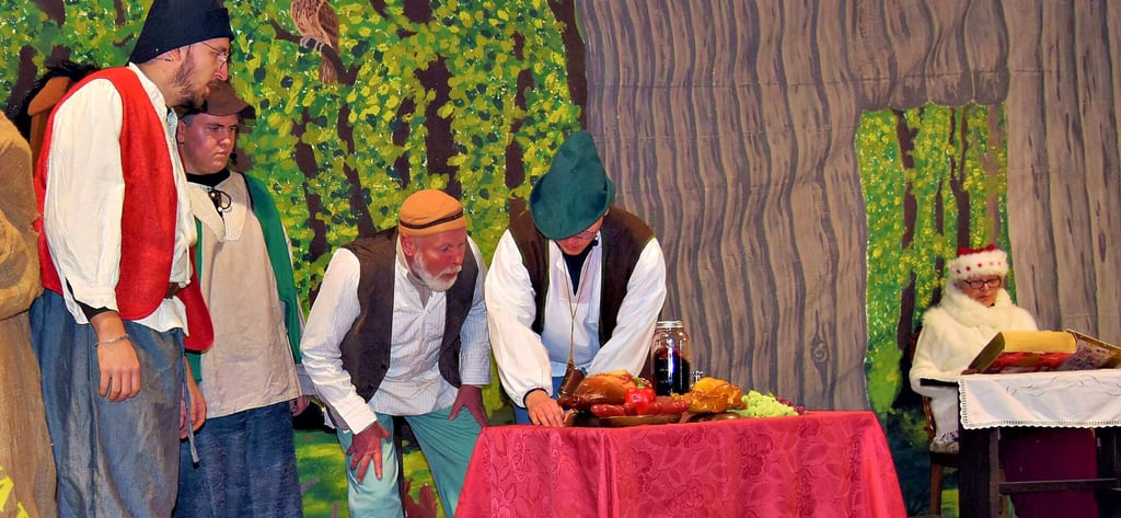 Zum „Adventzauber 3.0“ in Nebra aufgeführt: das Märchenspiel „Tischlein deck dich“