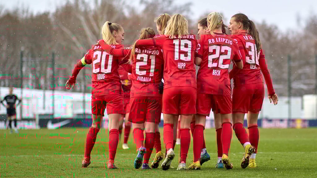 Erfolgreiches Team: Die Frauen von RB Leipzig.