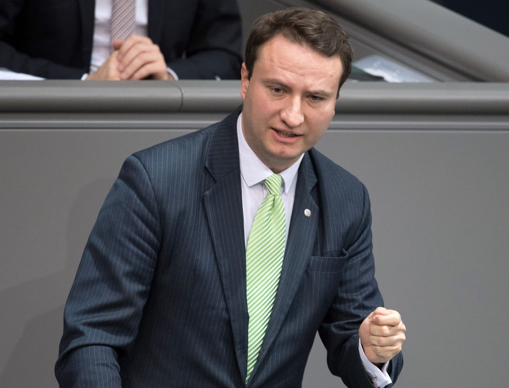 Mark Hauptmann, früherer CDU-Bundestagsabgeordneter, spricht.