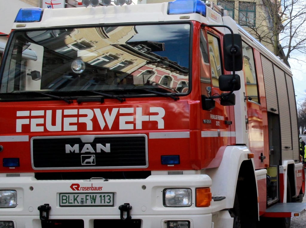 Dreimal musste die Zeitzer Feuerwehr zu Bränden von Papier-Containern ausrücken.