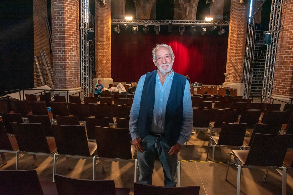 Dieter Hallervorden im Mitteldeutschen Theater in Dessau.