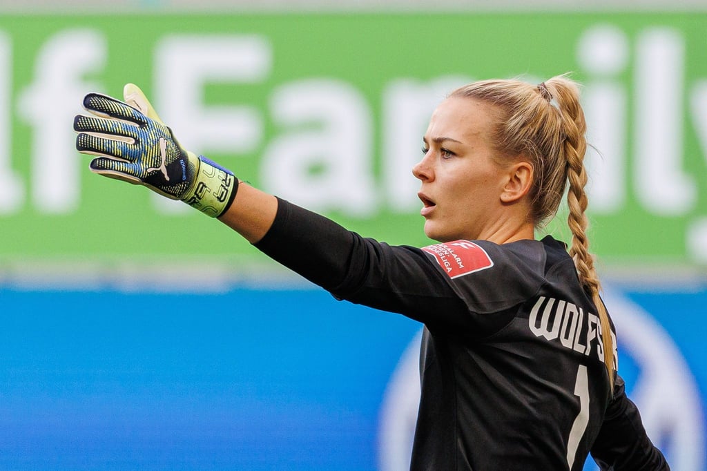 Trifft mit Wolfsburg auf ihren Ex-Club: VfL-Torfrau Merle Frohms.