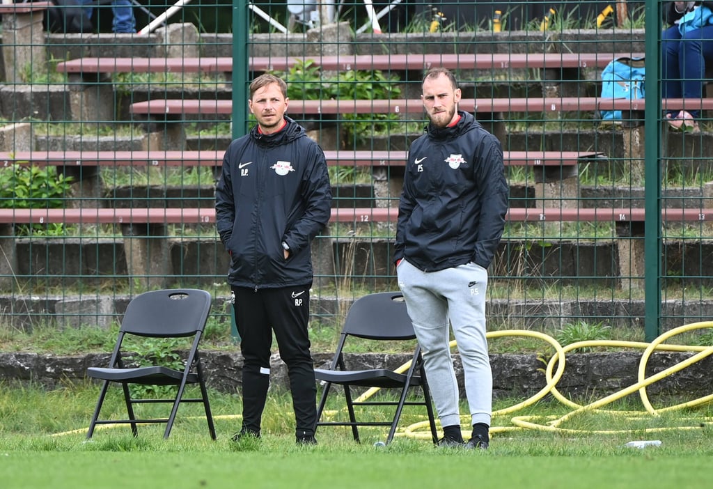 Robin Peter und sein alter Co-Trainer Philipp Seidler