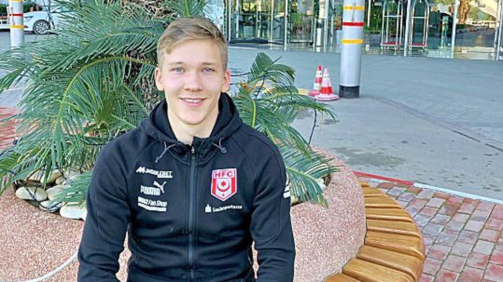 Sebastian Müller im HFC-Trainingslager in Lara.