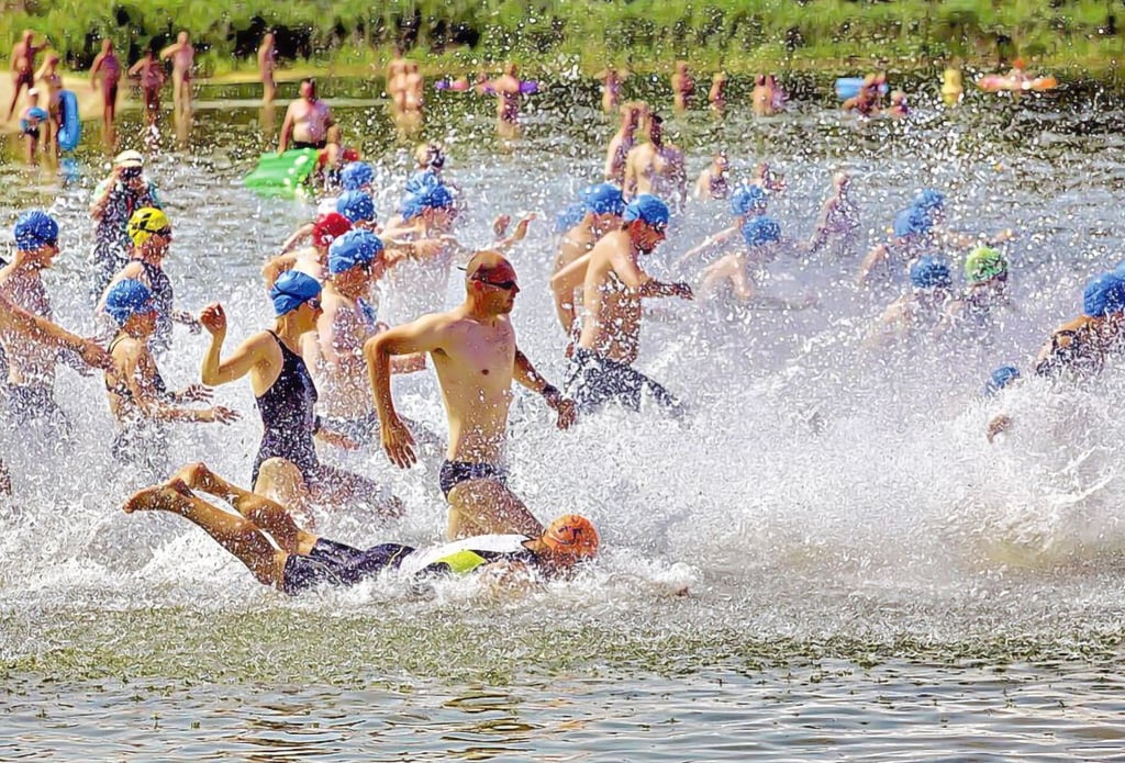 Triathlon-Wettkämpfe werden auch in der Region ausgetragen.