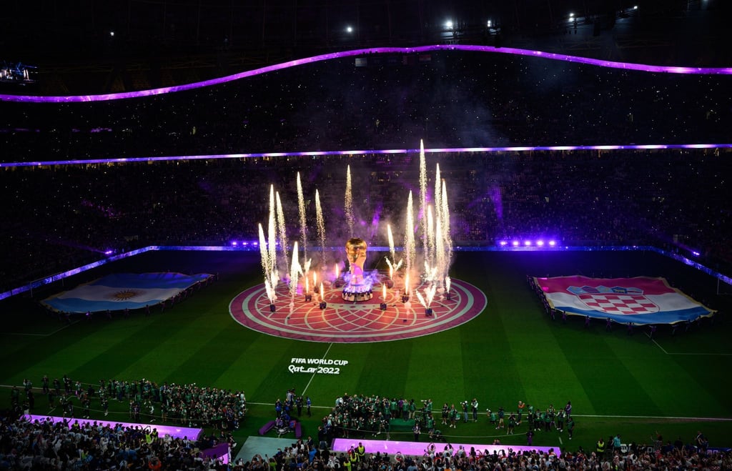 Im Lusail Stadion nördlich von Doha werden heute knapp 90.000 Zuschauer erwartet.