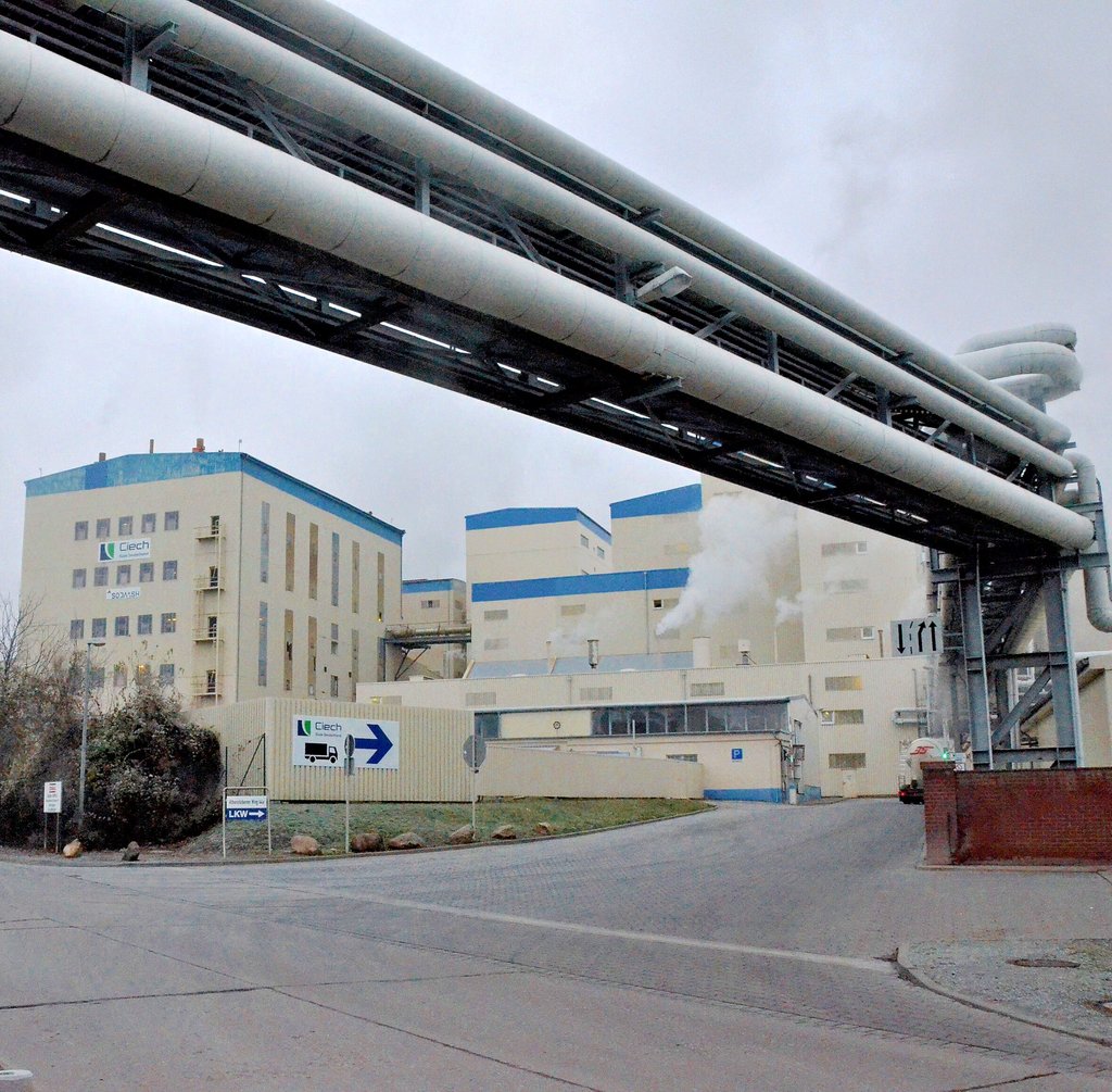 Das Sodawerk in Staßfurt gehört zu den größten industriellen Wasserabnehmern in Sachsen-Anhalt.