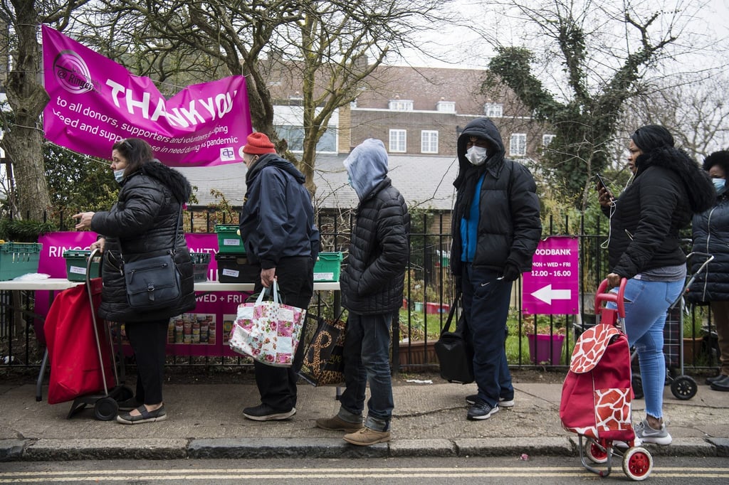 Viele Menschen in Großbritannien sind auf die Versorgung durch öffentliche Tafeln angewiesen.