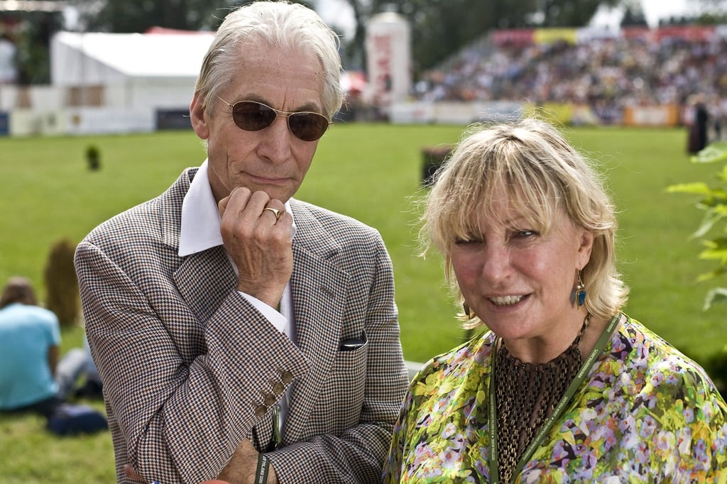 Shirley Ann Watts mit ihrem Ehemann Charlie Watts 2010 bei einer Pferde-Auktion in Polen.