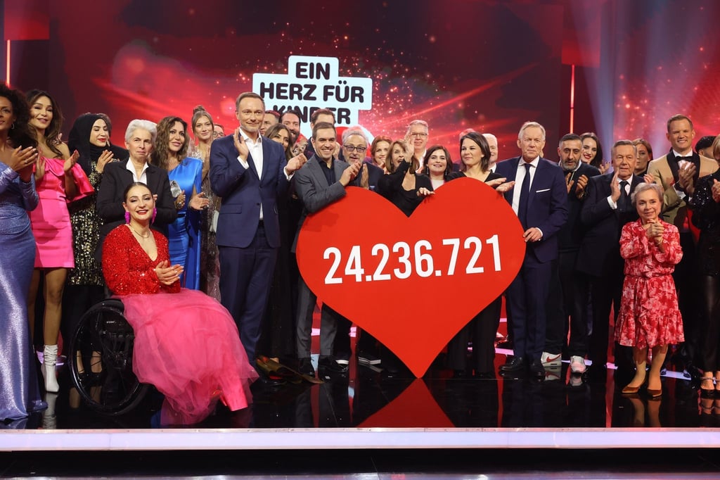 TVShow „Ein Herz für Kinder“ bringt Millionenspende