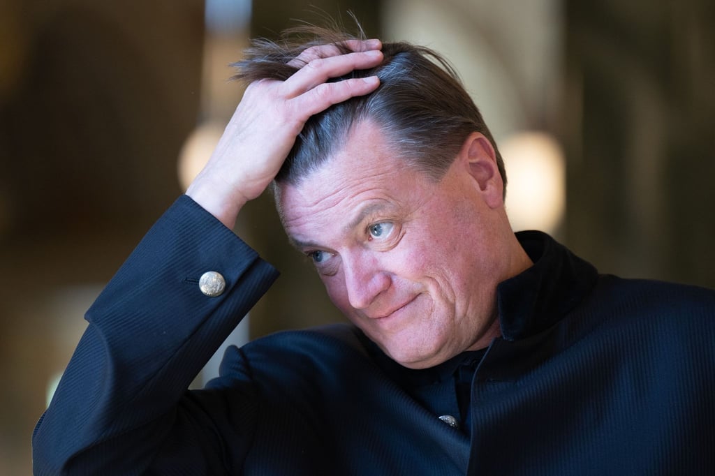 Christian Thielemann, Chefdirigent der Sächsischen Staatskapelle, in der Semperoper Dresden.
