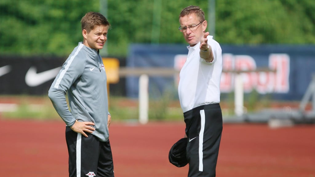 Der Mentor und sein Kapitän: Ralf Rangnick und Dominik Kaiser.