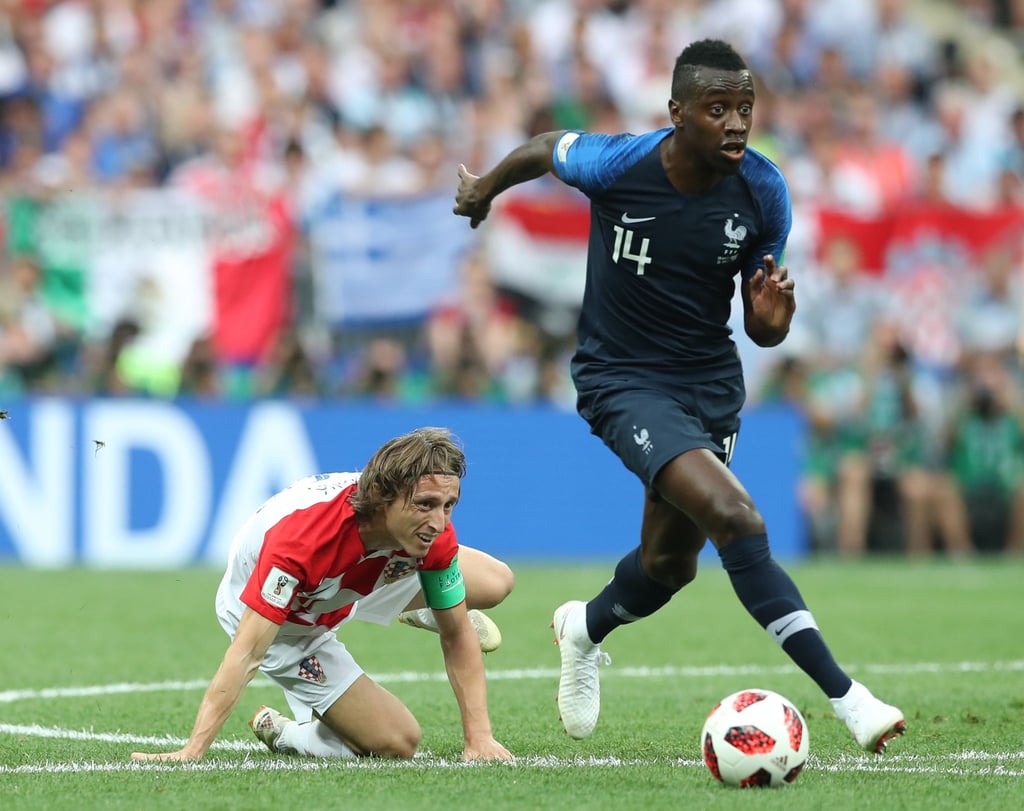 Frankreichs Ex-Nationalspieler Blaise Matuidi (r.) während des WM-Finales 2018. Jetzt hat er seine Profikarriere beendet.