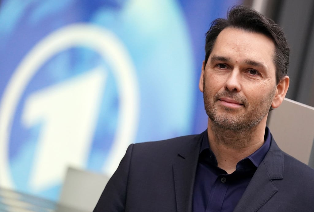 Marcus Bornheim, Chefredakteur ARD-aktuell, im Newsroom des NDR in Hamburg.