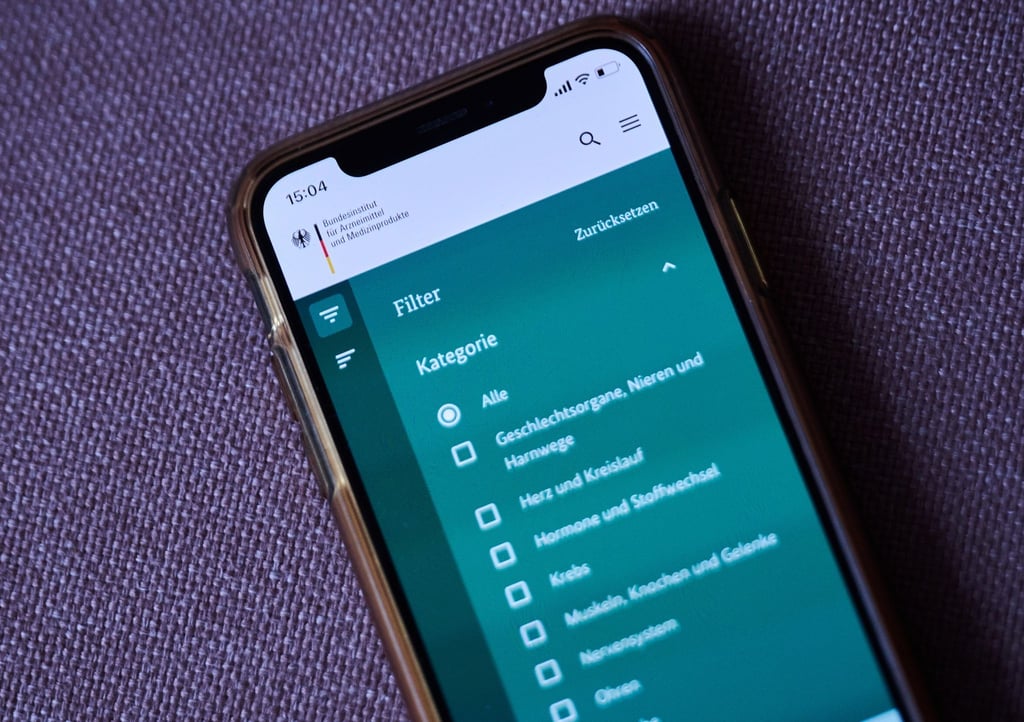 Gegen Depressionen, Panikstörungen oder Tabaksucht: Die Nutzung von ärztlich verschriebenen Gesundheits-Apps zieht an.