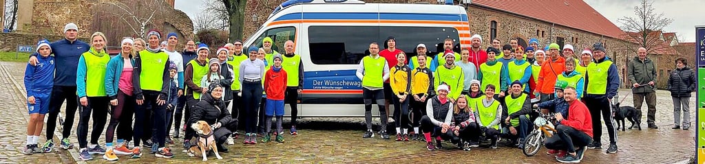 Zweimal gut beim Gänsebratenvernichtungslauf: Sport und Spende.