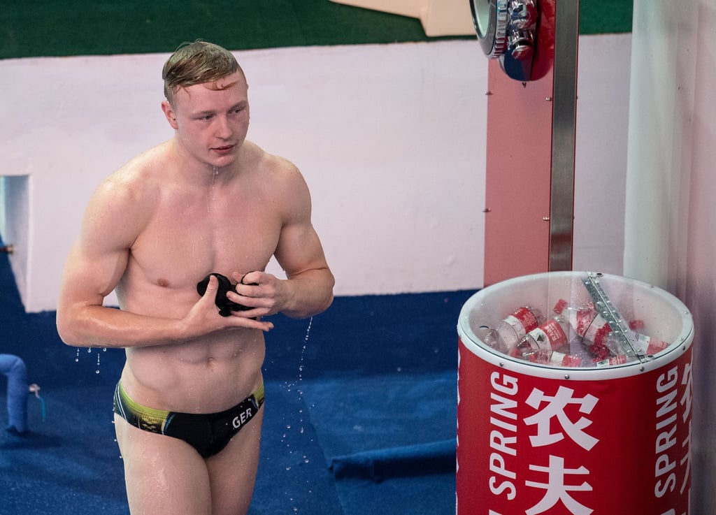 Frithjof Seidel ist derzeit der einzige deutsche Synchronschwimmer auf internationaler Bühne.