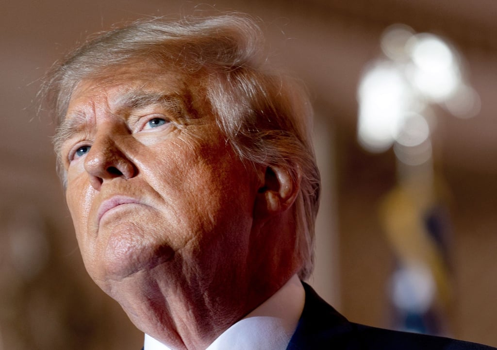 Der ehemalige US-Präsident Donald Trump in seinem Anwesen Mar-a-Lago.