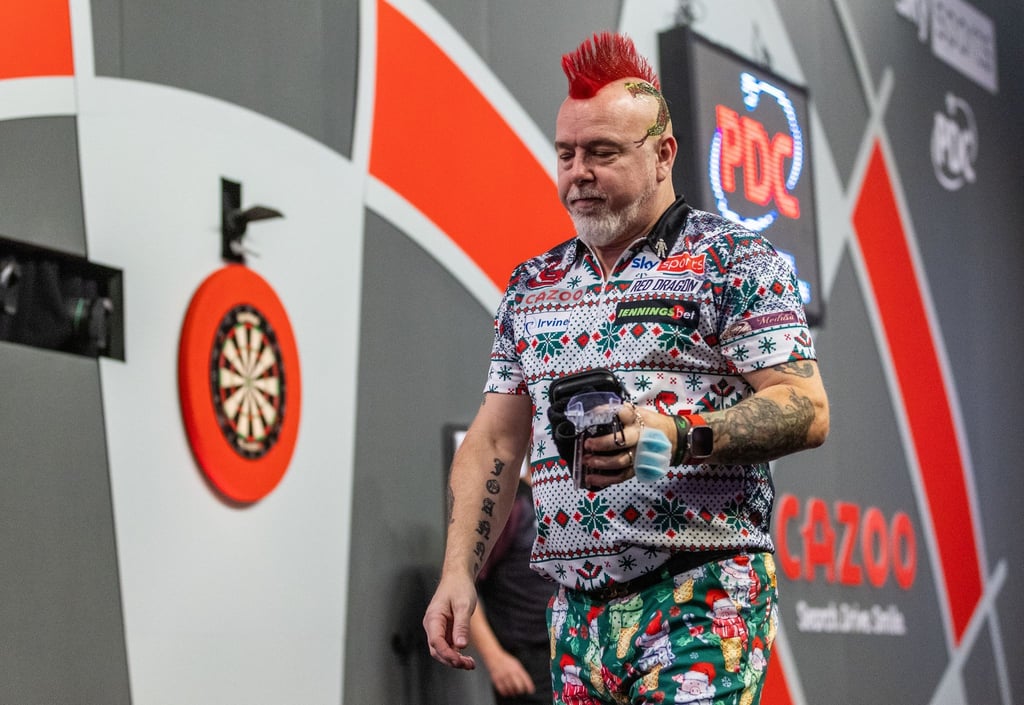 Titelverteidiger Peter Wright ist bei der Darts-WM bereits ausgeschieden.