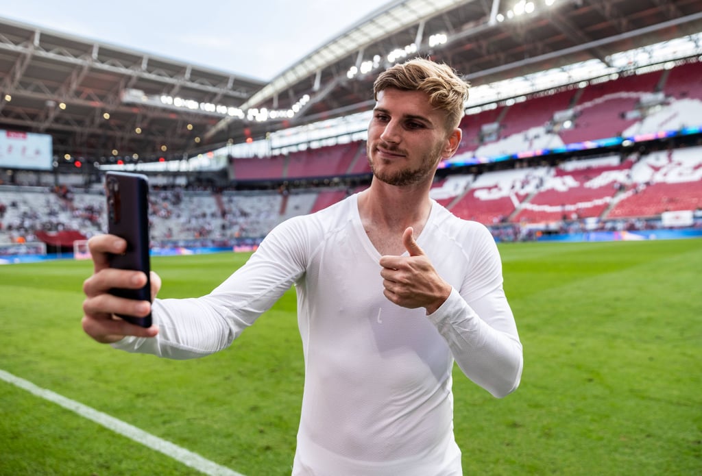 Erstes Spiel, erstes glückliches Tor: Timo Werner bei seinem Comeback.
