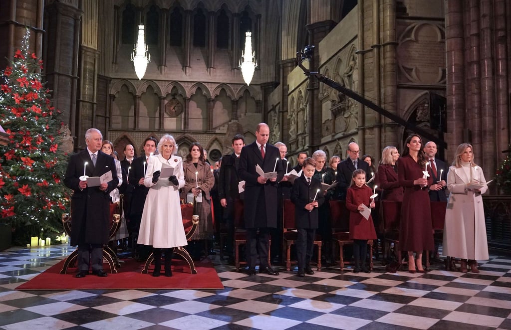 Die britischen Royals beim „Together at Christmas“-Gottesdienst in der Westminster Abbey.