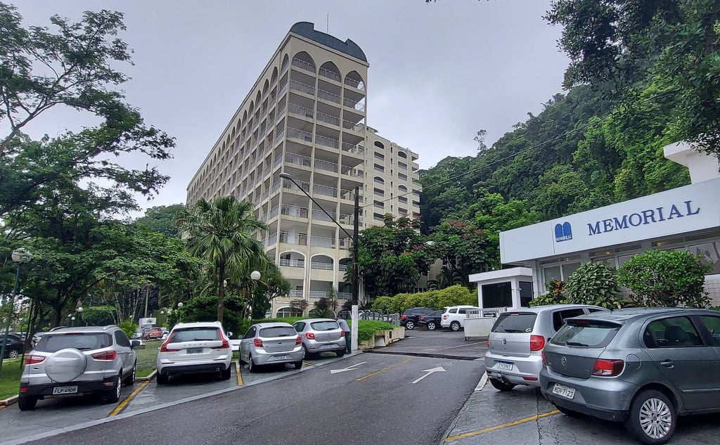 In diesem Friedhof-Hochhaus in Santos soll Pelé beigesetzt werden.