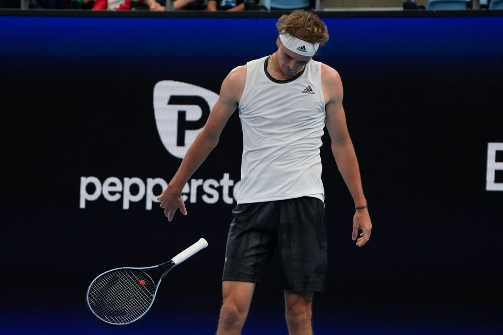 Verlor zum Auftakt beim United Cup: Alexander Zverev.