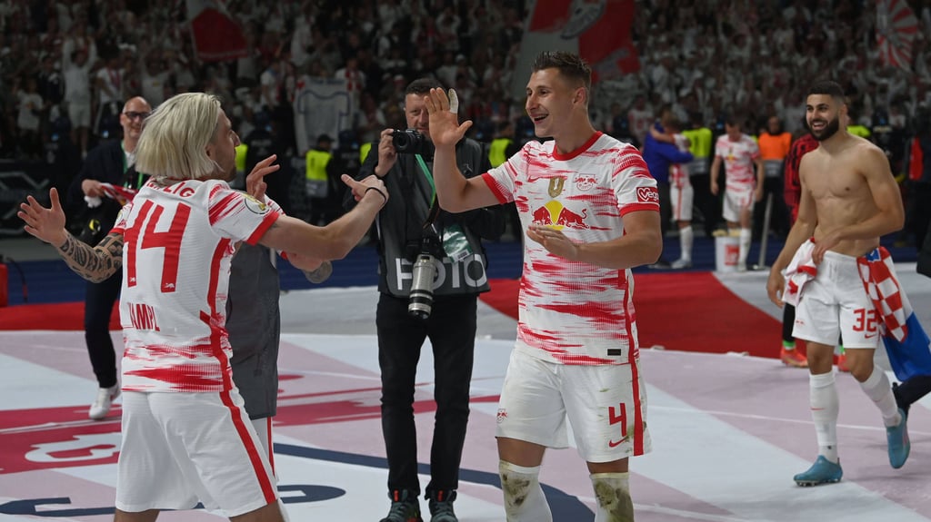 Sind unter den besten Passgebern der Liga: die RB-Profis Kampl, Orban und Gvardiol (v.l.)