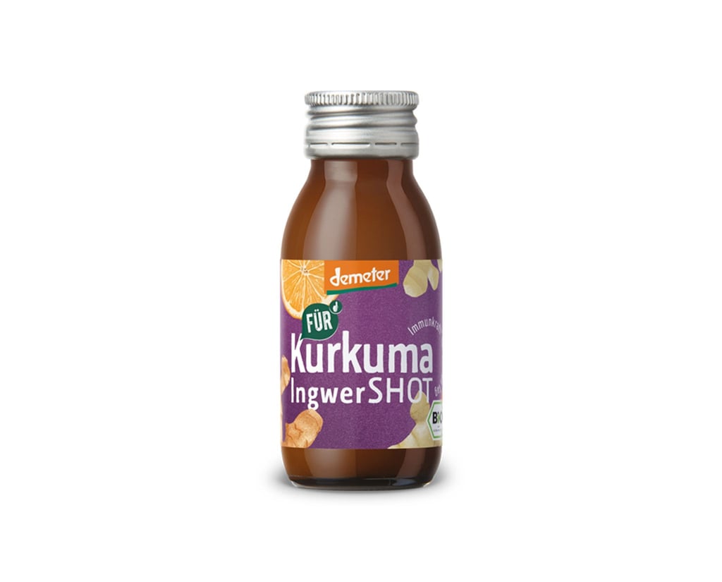 Die Safterei Voelkel ruft ihren Kurkuma Ingwer Shot zurück.