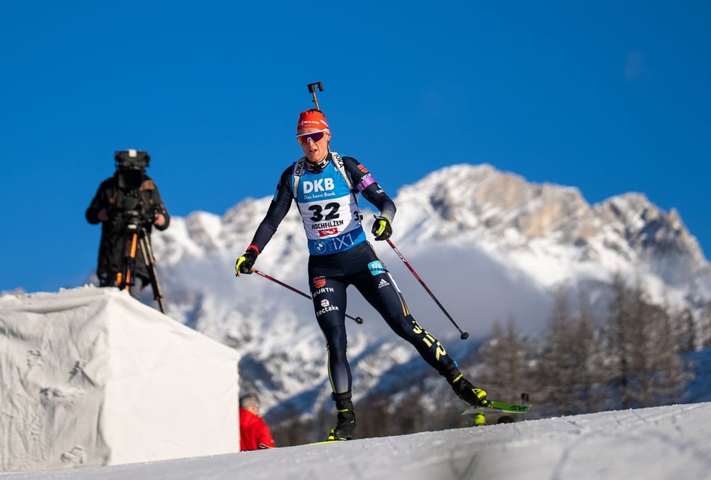 DSV-Athletin Denise Herrmann-Wick in Aktion.