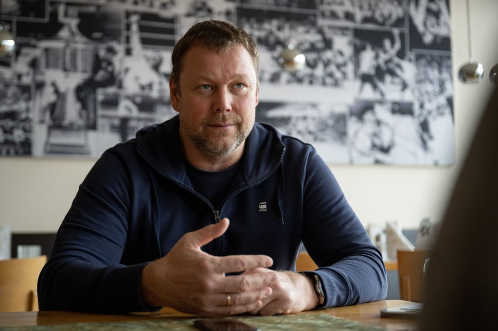 Der ukrainische Handball-Nationaltrainer Slava Lochmann.