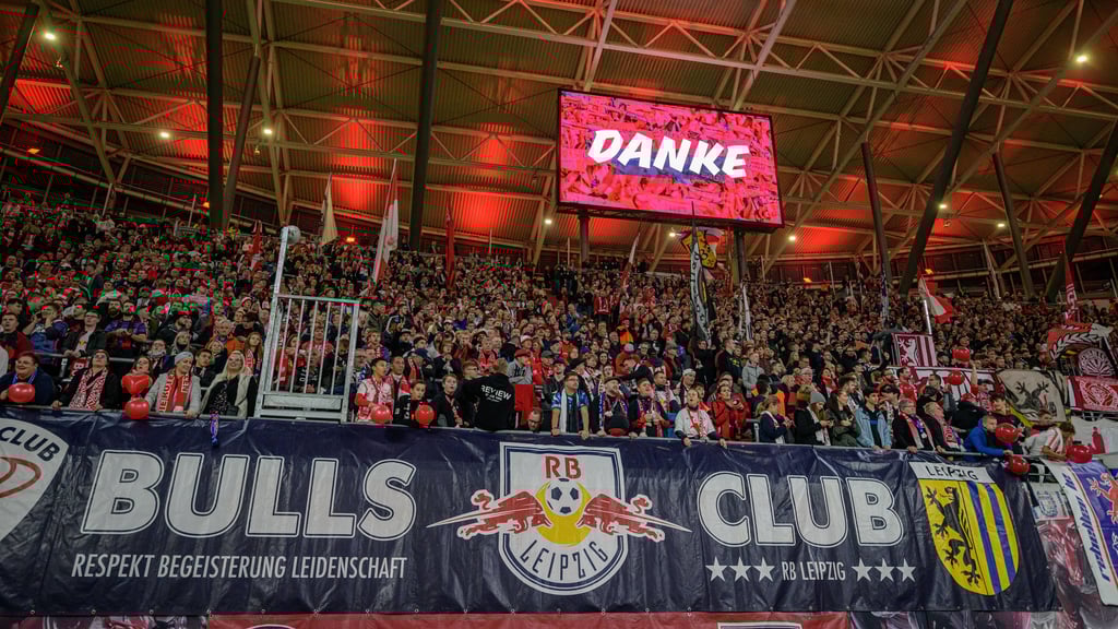 Das Heimspiel von RB Leipzig gegen Bayern München ist ausverkauft.