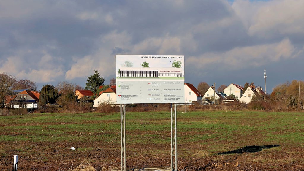 Ein weiteres Mega-Projekt bahnt sich in der Niederen Börde an und wird die Herausforderung für 2023 sein: Der Bau des Feuerwehrgerätehauses in Groß Ammensleben.