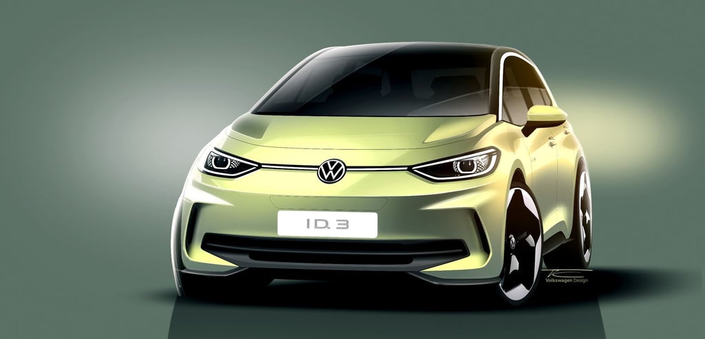Updates im Anflug: VW plant für sein kompaktes E-Auto ID.3 eine Überarbeitung.