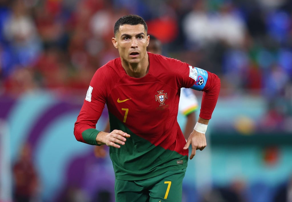 Hat als erster Spieler bei fünf Weltmeisterschaften getroffen: Cristiano Ronaldo.