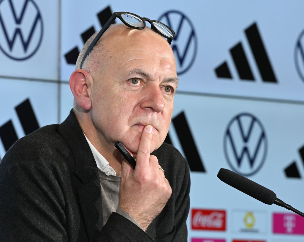 Hat in Sachen DFB-Team einiges aufzuarbeiten: Verbandschef Bernd Neuendorf.