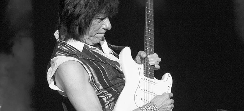 Stargitarrist Jeff Beck 2014 in der Columbiahalle in Berlin
