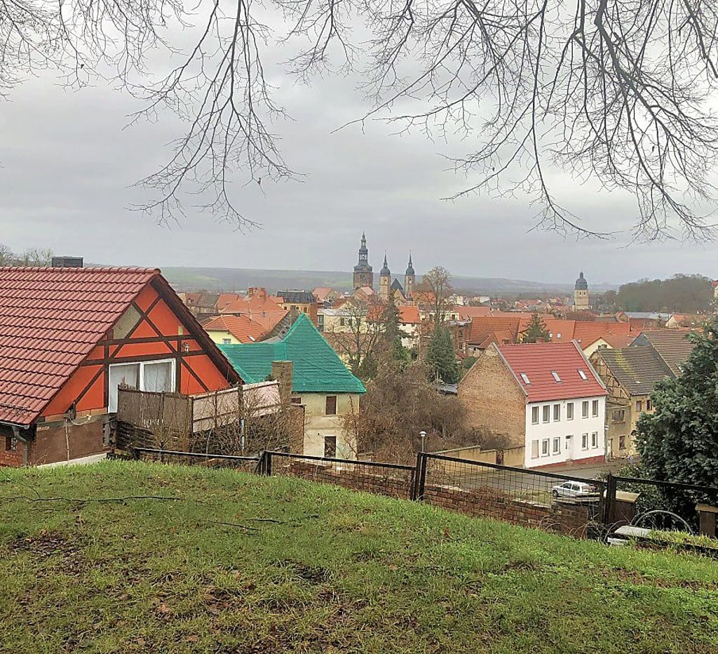 Der Aussichtspunkt ist die letzte Station des Lutherwegs.