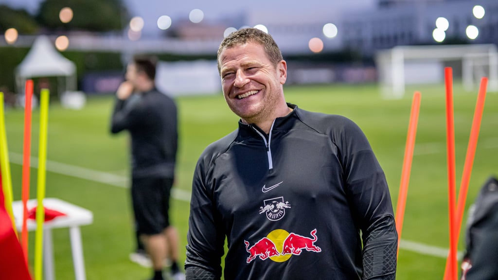 Glücklicher Mann: Max Eberl ist wieder ganz bei sich und strahlt Freude und Elan aus.