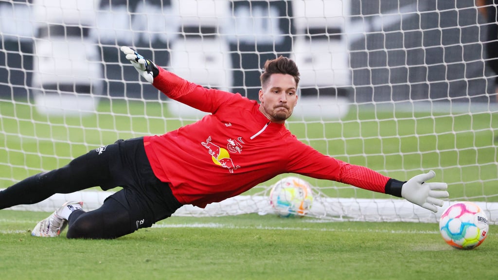 Janis Blaswich im RB-Trainingslager in Abu Dhabi.