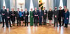 Die Bundesregierung (beim Neujahrsempfang des Bundespräsidenten): Nur zwei Ministerinnen sind Ostdeutsche