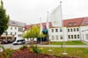 Symbolfoto - Blick auf die Helios-Klinik in der Lutherstadt Eisleben.