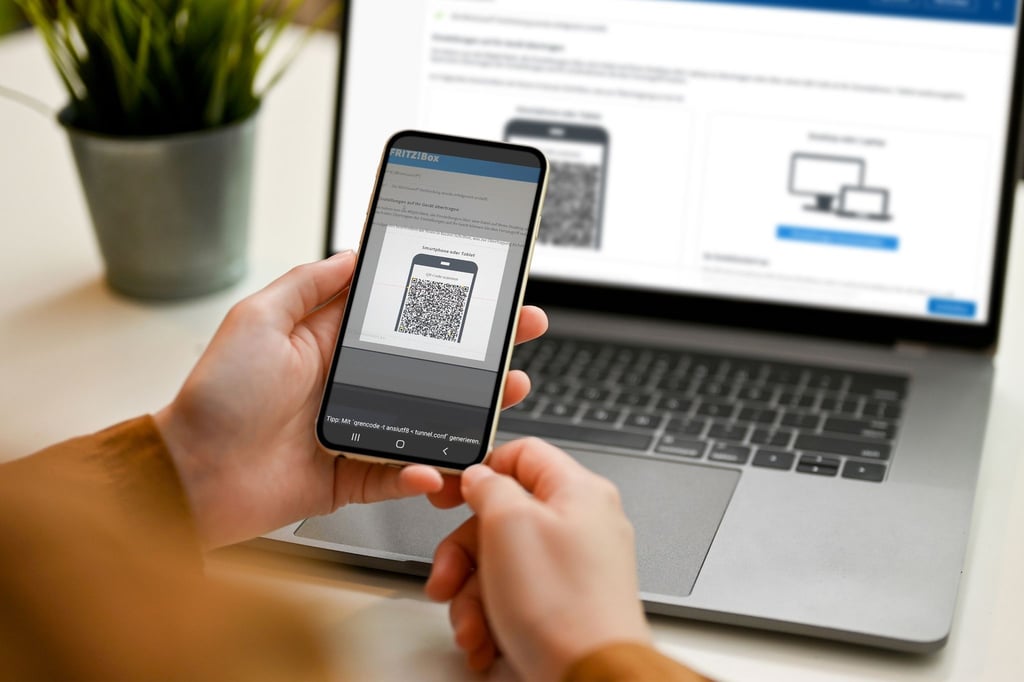 Sicher per VPN aus dem Internet ins Heimnetz: Das Wireguard-Verfahren mit der Einrichtung von Mobilgeräten per QR-Code soll es Anwenderinnen und Anwendern möglichst einfach machen.