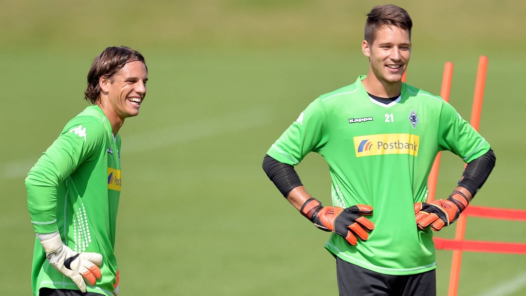 Yann Sommer und Janis Blaswich werden am Freitag aufeinander treffen.
