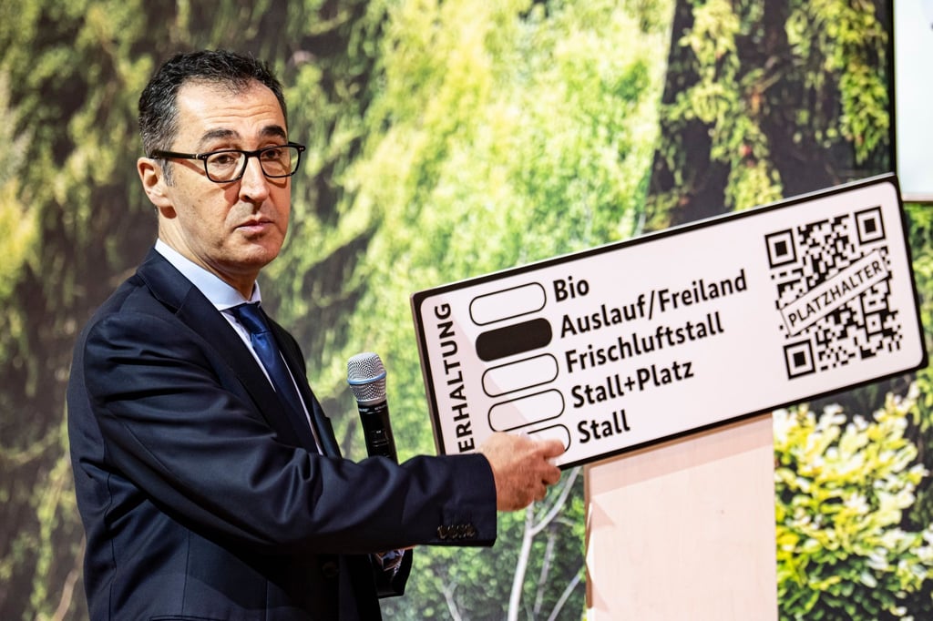 Cem Özdemir (Bündnis 90/Die Grünen), Bundesminister für Ernährung und Landwirtschaft eröffnet die Grüne Woche in Berlin.